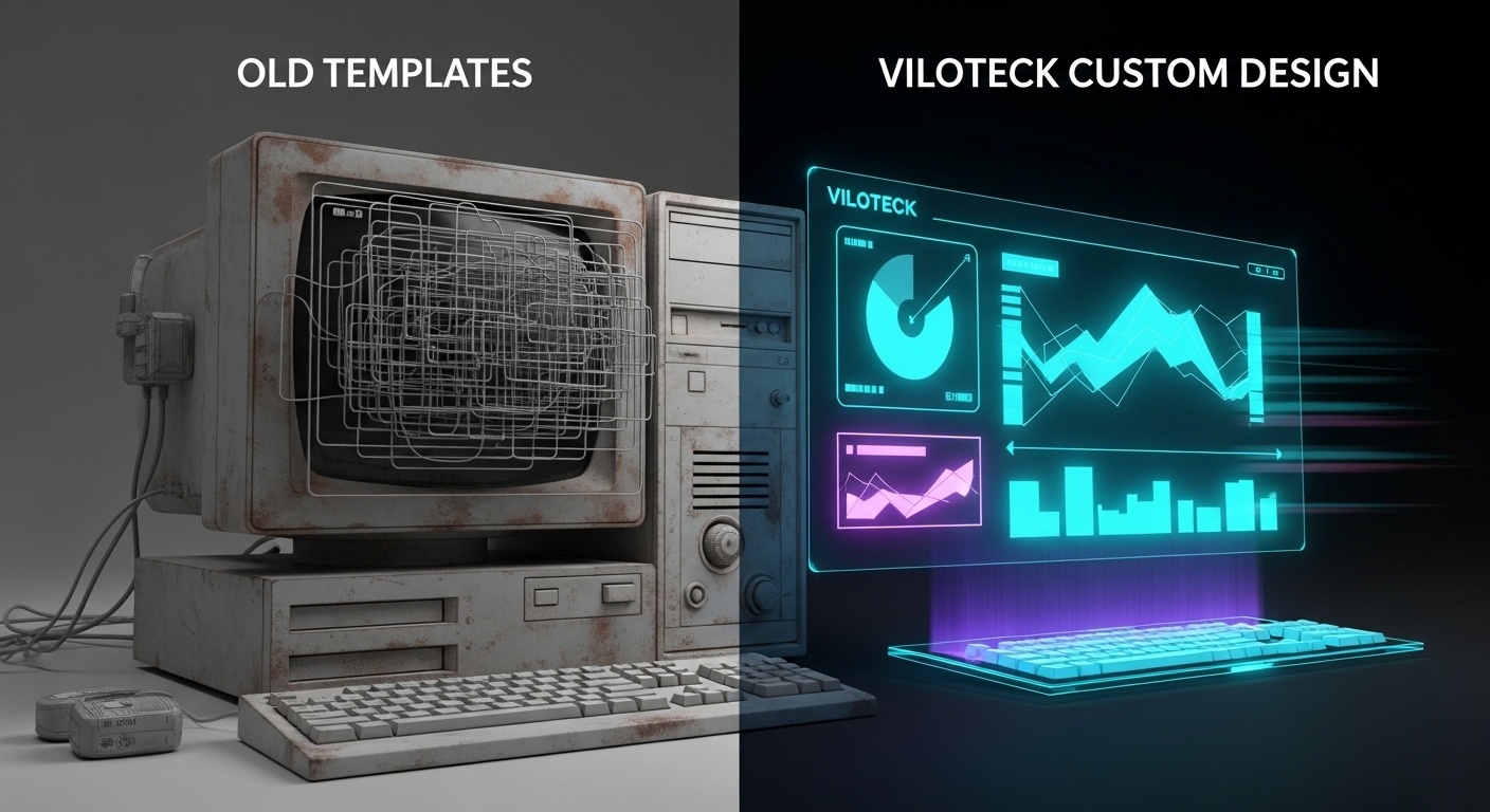 مقارنة تصميم موقع مخصص vs ووردبريس السعودية